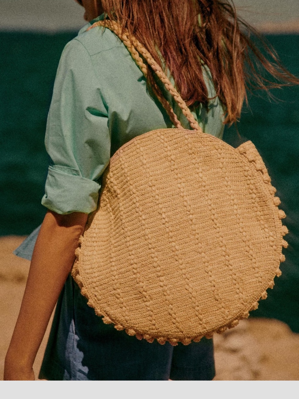 EUC - Sezane June Raffia bag - Picture 3 of 15